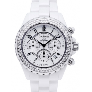 シャネル 時計 コピー J12 オートマティック クロノグラフ ダイヤベゼル Ref.H1008